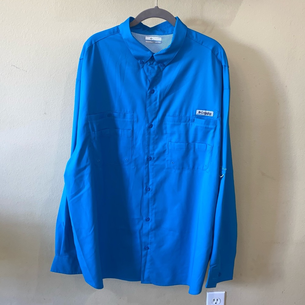 Columbia Long Sleeve Fishing Shirt